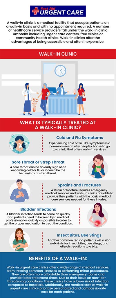 Walk-in clinics in San Antonio offer a convenient option for immediate medical care without an appointment. These clinics, often staffed by qualified physicians, can address urgent needs like minor illnesses, injuries, and allergies. If you're experiencing a non-life-threatening issue and can't wait for a primary care visit, a San Antonio walk-in clinic might be the perfect solution. For more information, contact us or book an appointment online. We are located at 17910 Bulverde Rd Suite 115 San Antonio, TX 78259.