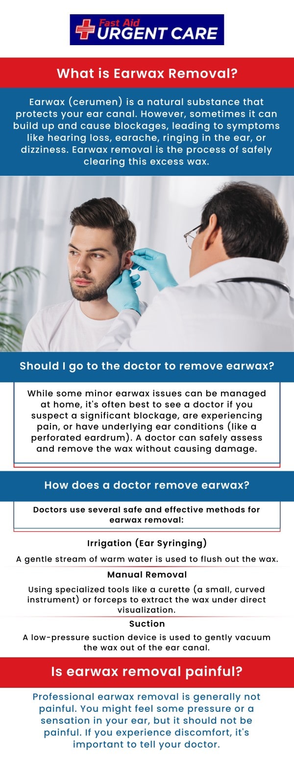 Ear wax can cause many issues, from hearing to pain to dizziness. Visit our skilled Dr. Curtis Grote, MD today and his team to have your earwax safely and effectively removed from our clinic. We also accept walk-ins. For more information, contact us or join the virtual line. We have convenient locations to serve you in Bulverde Rd San Antonio TX, Bastrop TX, Alamo Ranch San Antonio TX, La Grange TX, Leon Springs San Antonio TX, New Braunfels TX, Potranco Road San Antonio TX, Dripping Springs TX, Lemon Creek Boerne TX, and Belle Chasse LA.